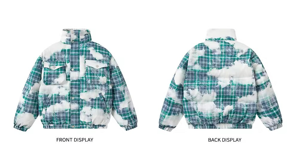 BASEFLY Winter Dye Puffer Jacket Thick