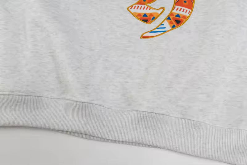 GONTHWID Embroidered Patchwork Hoodie