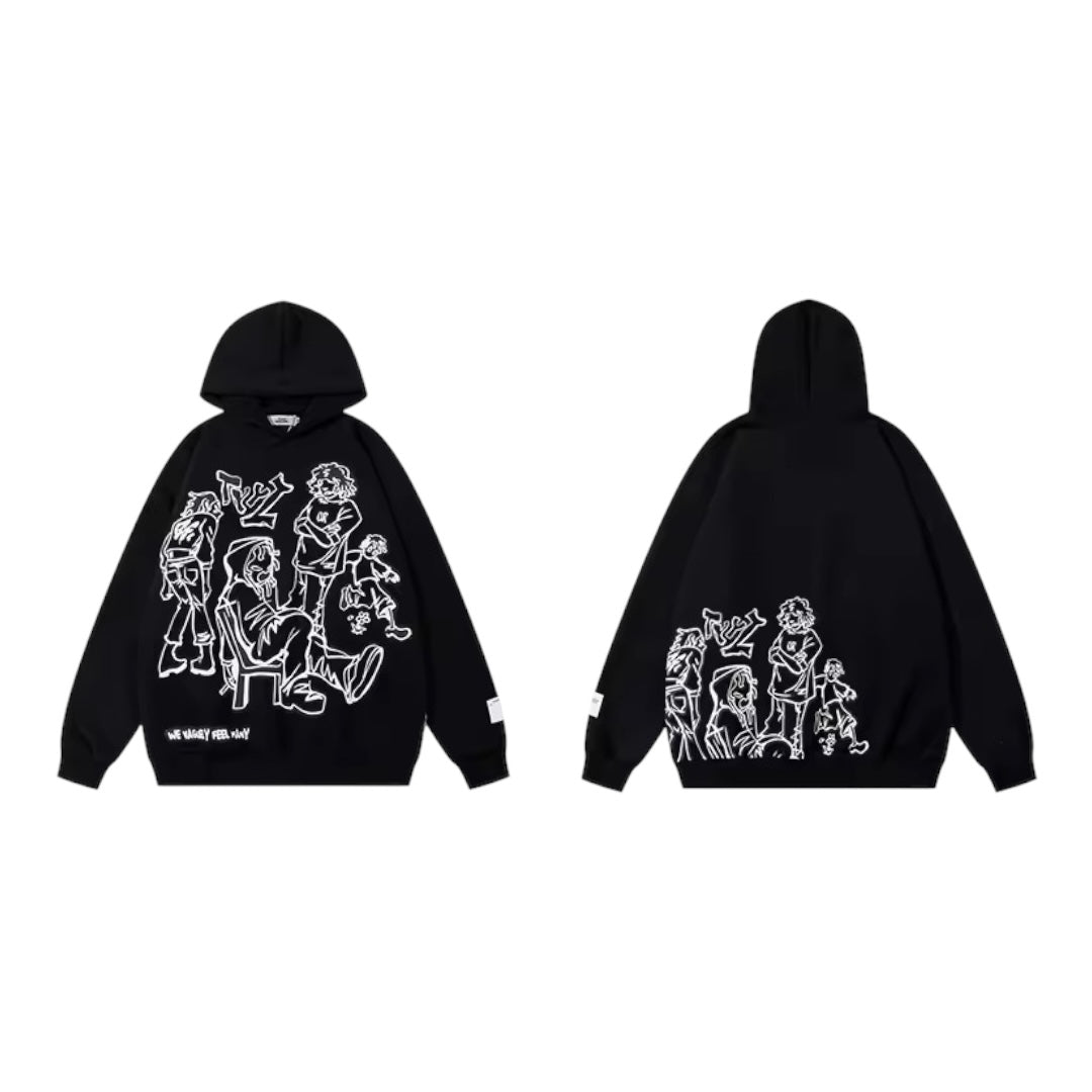 Tiny Spark Unisex ‚We vaguely feel many‘ Hoodie
