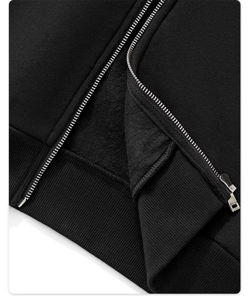 HY0047 Full Face Unisex Zipper Hoodie