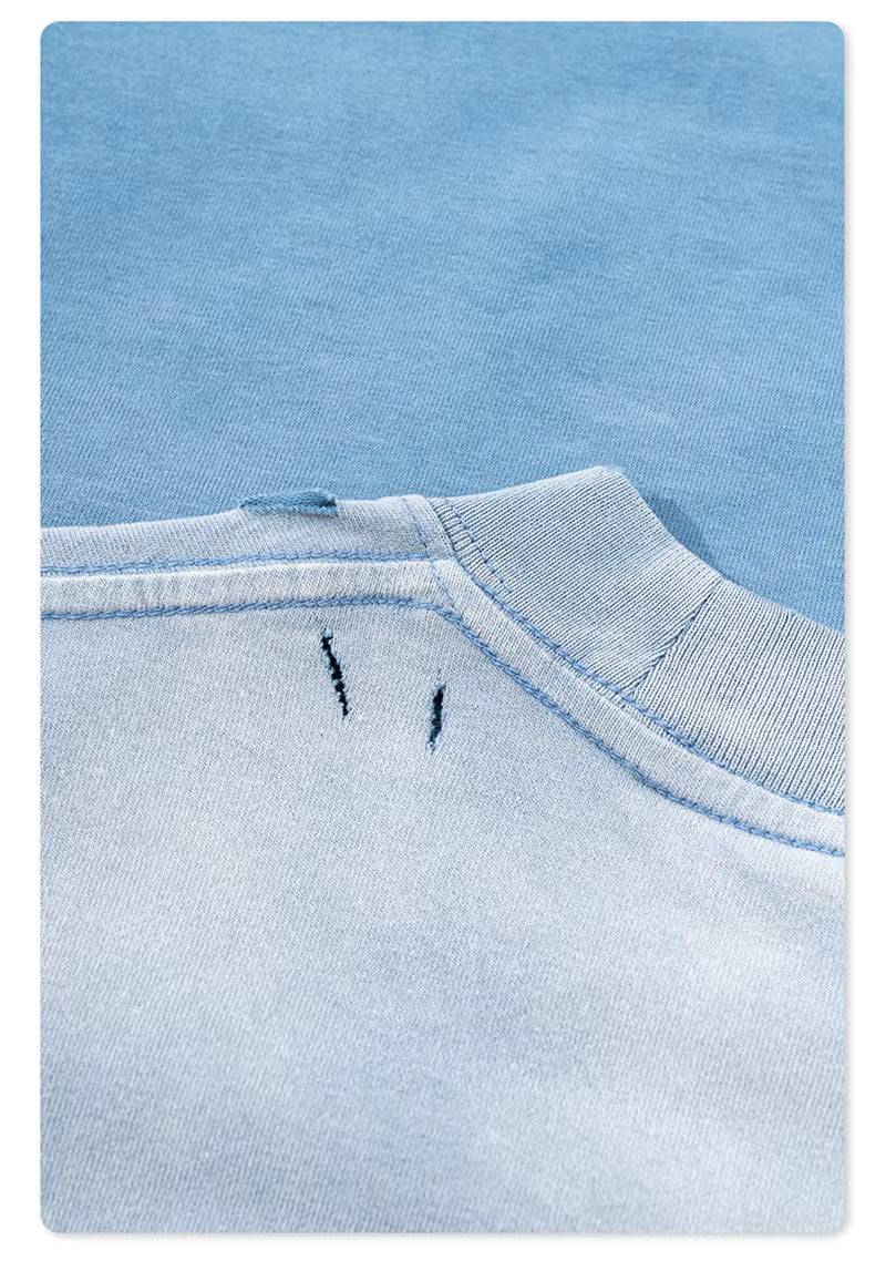 HY0858 250gsm Ripped Cotton T Shirt
