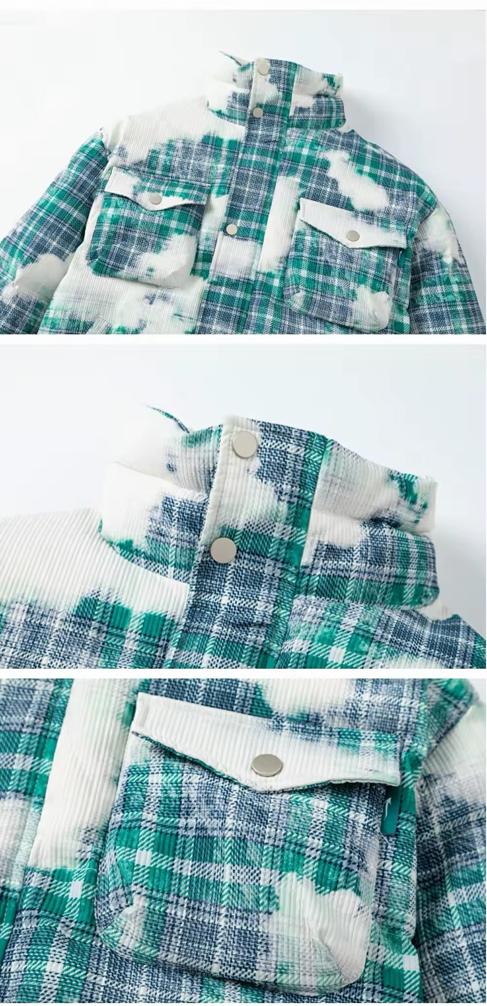 BASEFLY Winter Dye Puffer Jacket Thick