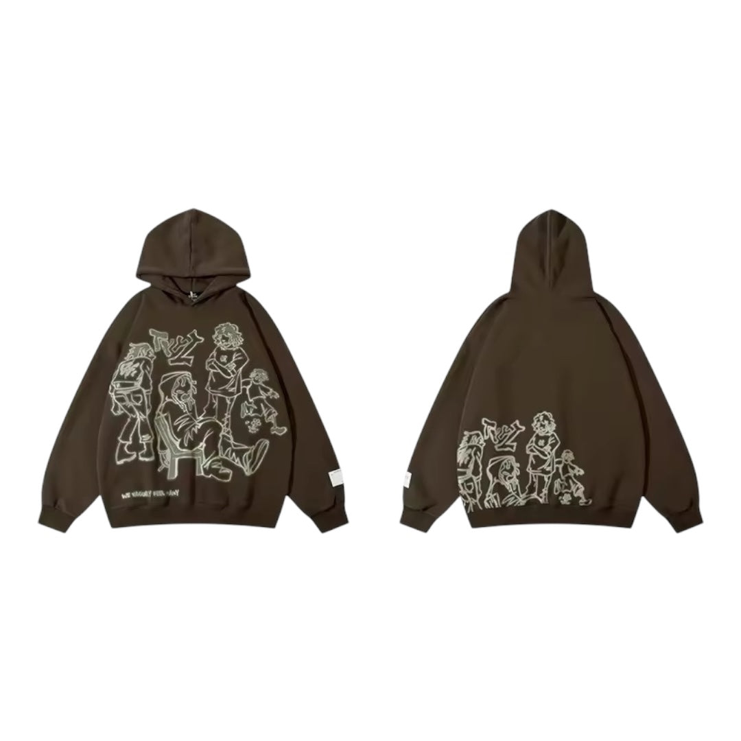 Tiny Spark Unisex ‚We vaguely feel many‘ Hoodie