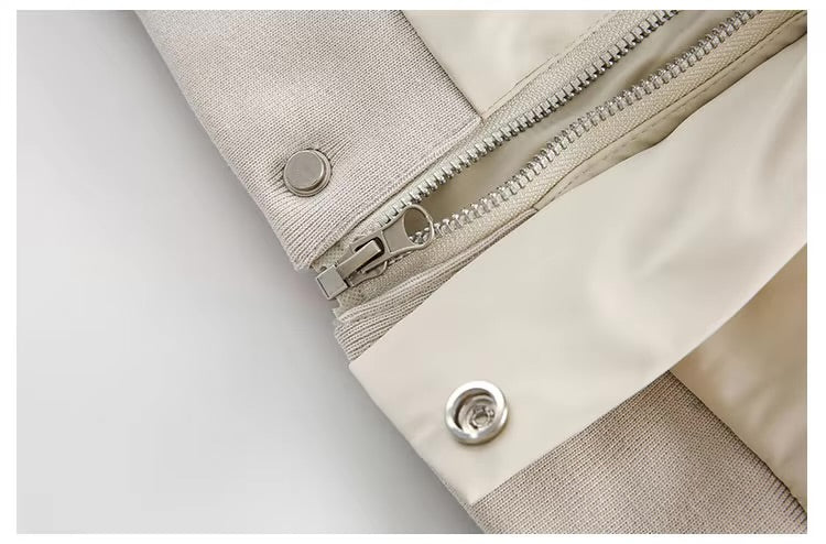 GONTHWID Solid Plain Thick Warm Padded Jacket