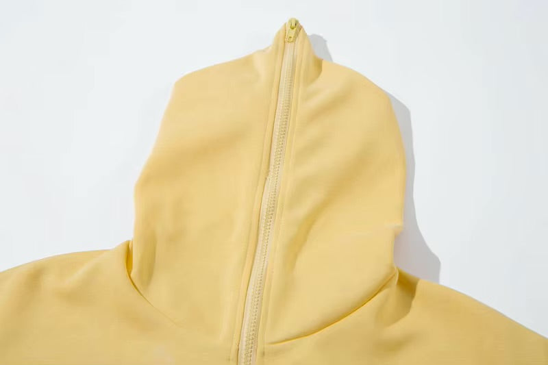 GONTHWID Graphic Printed Half Zip Up Hoodie