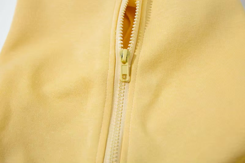 GONTHWID Graphic Printed Half Zip Up Hoodie