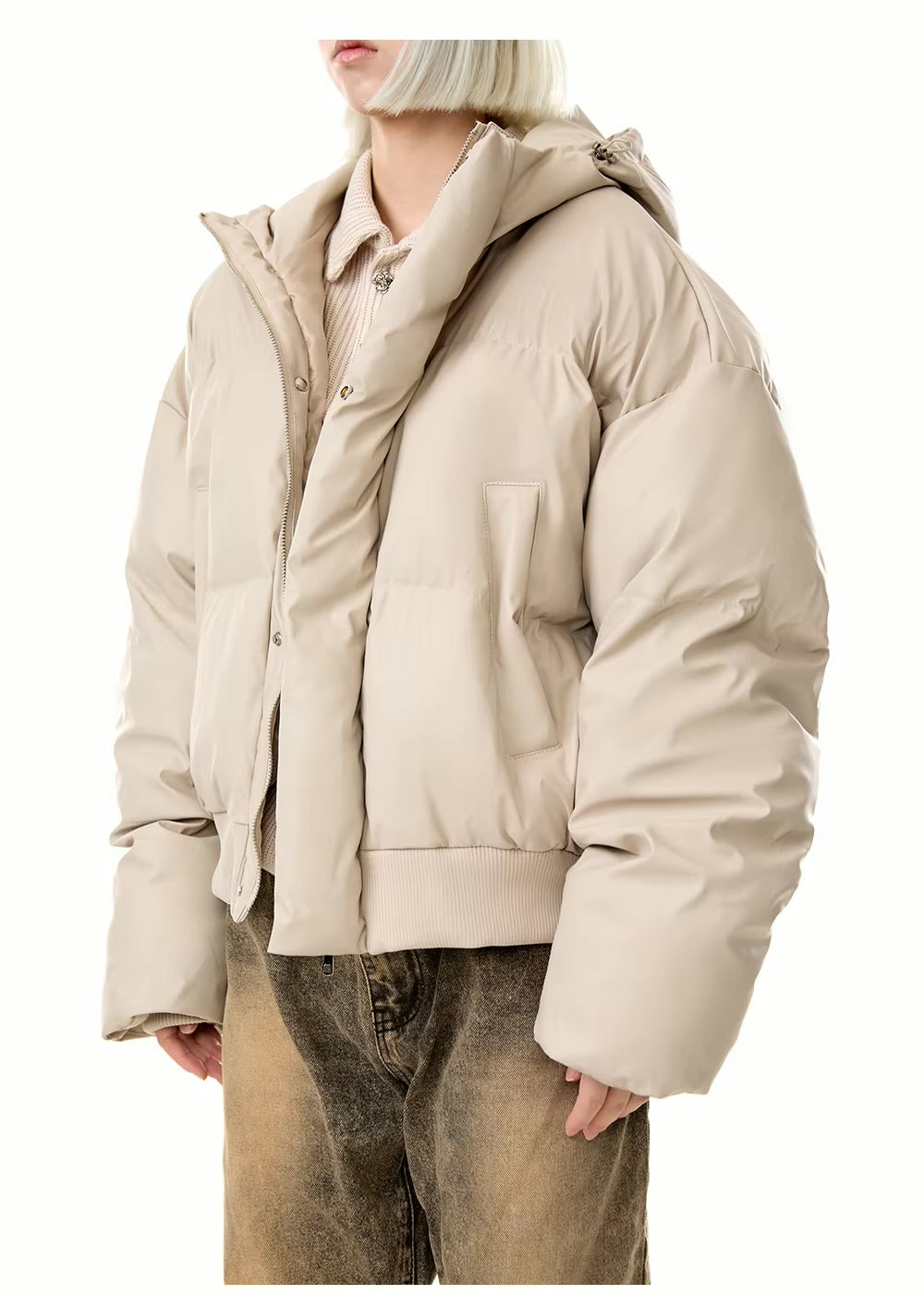 MADE EXTREME American Retro Thickened Hooded Puffer