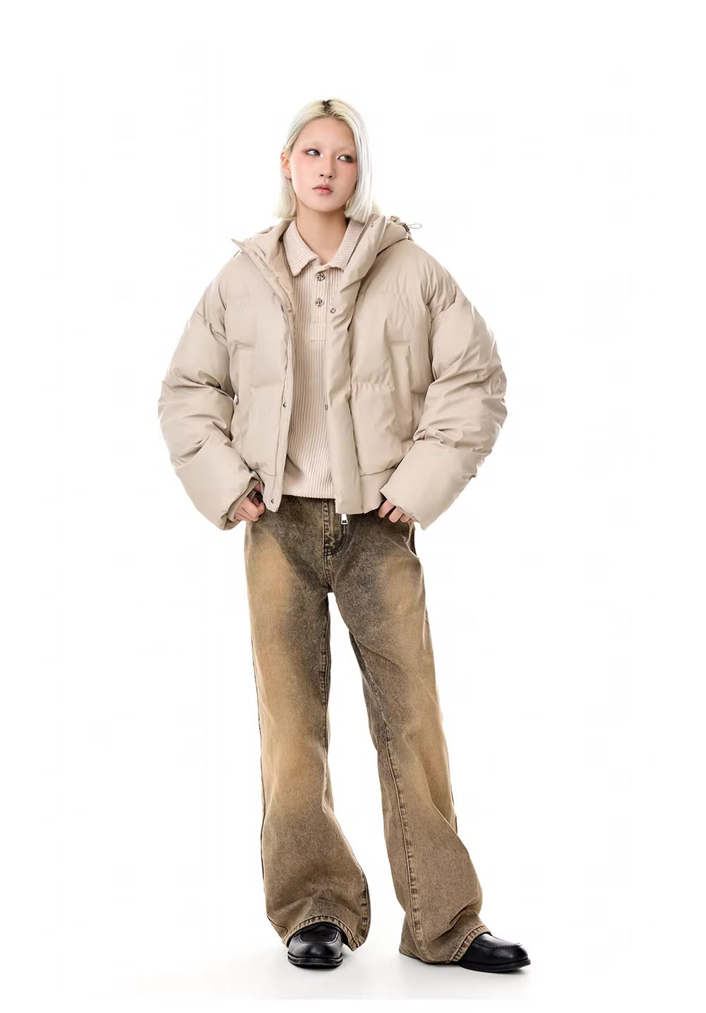 MADE EXTREME American Retro Thickened Hooded Puffer