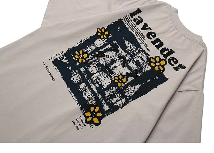 Tiny Spark Floral T-Shirt Oversize