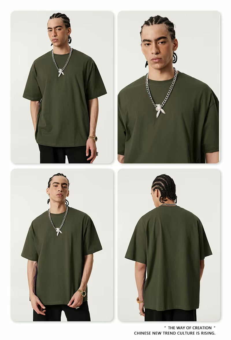 ZODF 235gsm Solid Cotton T-Shirts