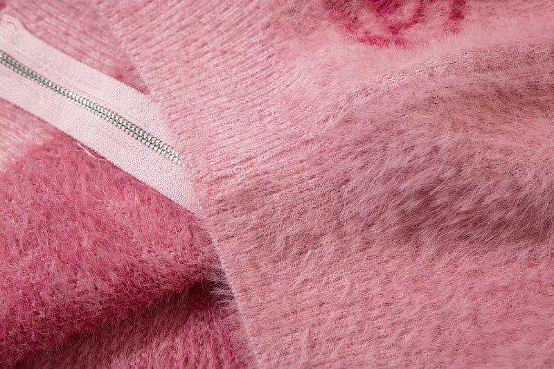 GONTHWID Mohair Sweaters Cardigan