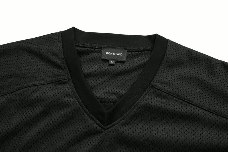 GONTHWID Vintage Graphic Print Jersey
