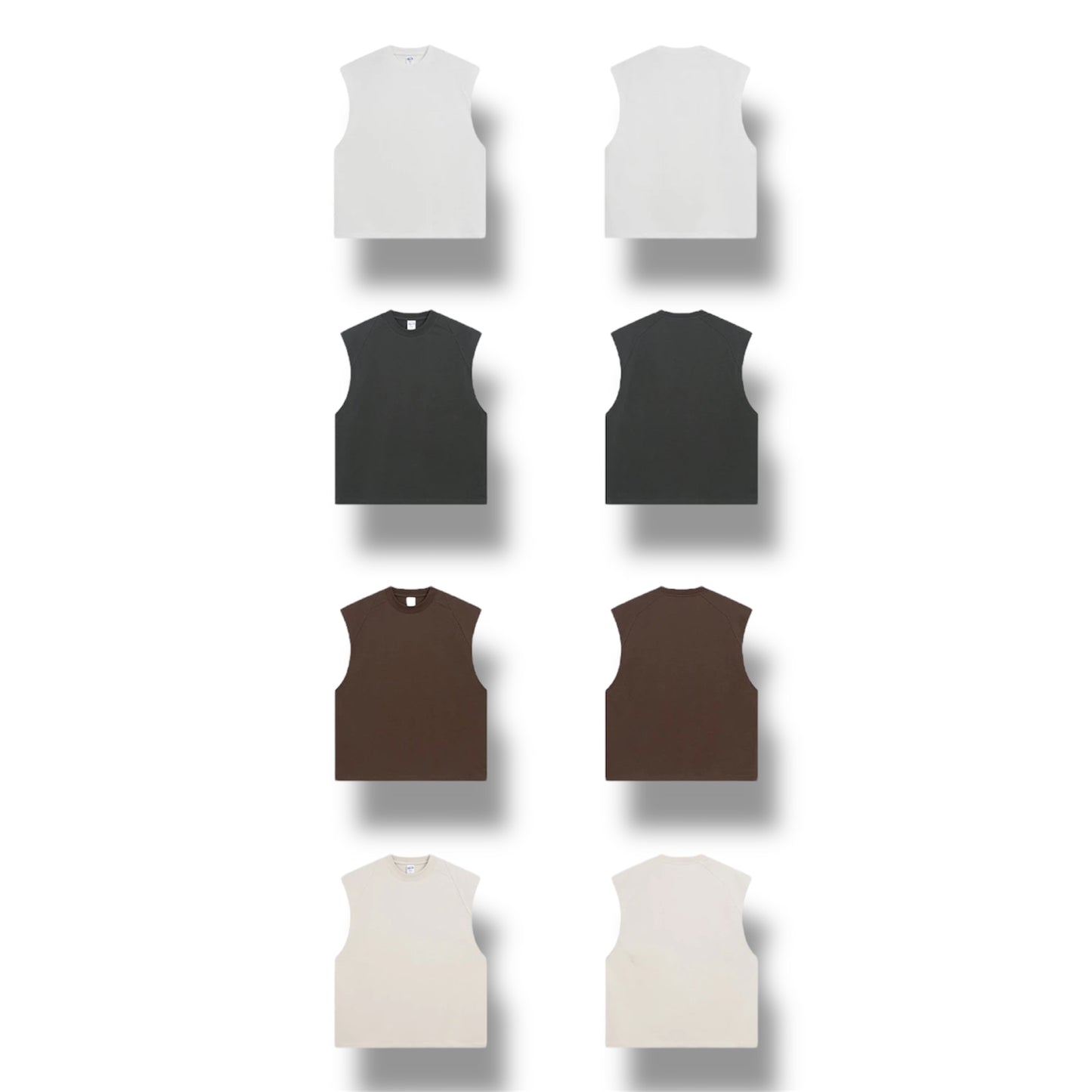 HY1051 Solid Cotton Tank Tops