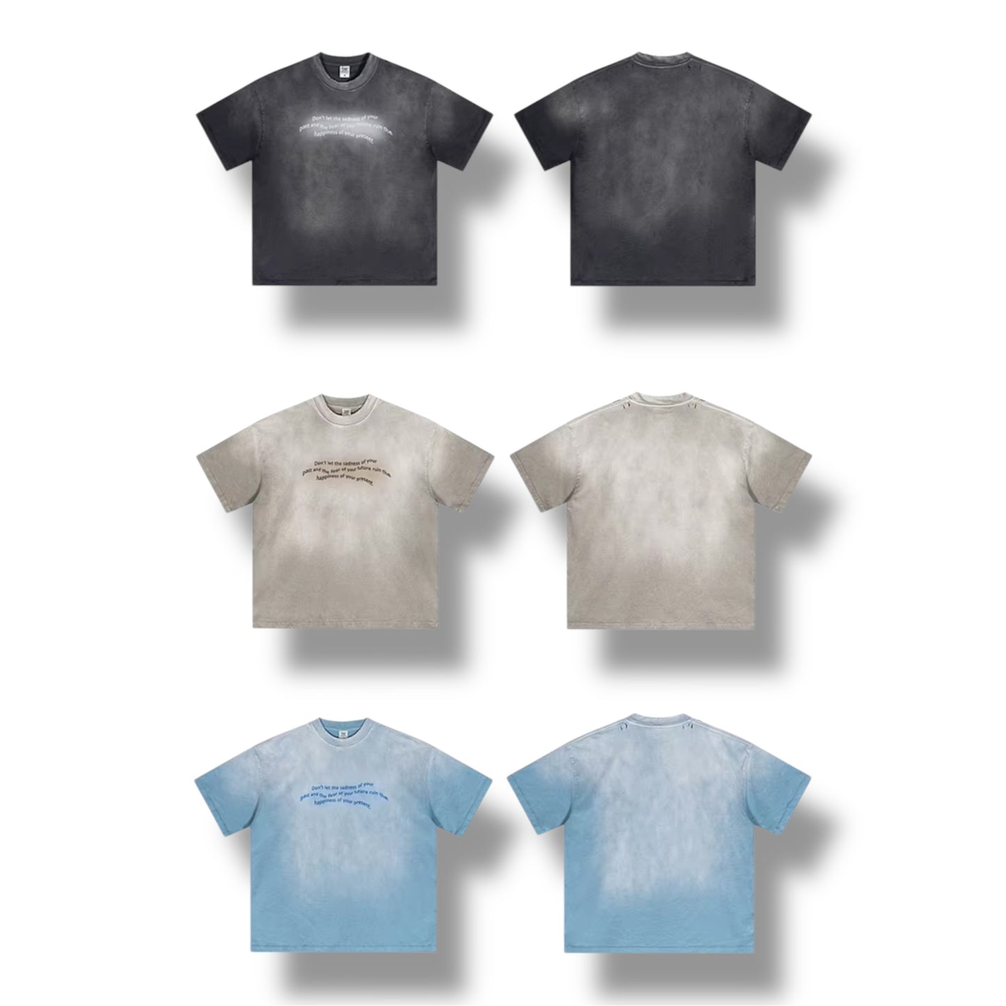 HY0858 250gsm Ripped Cotton T Shirt