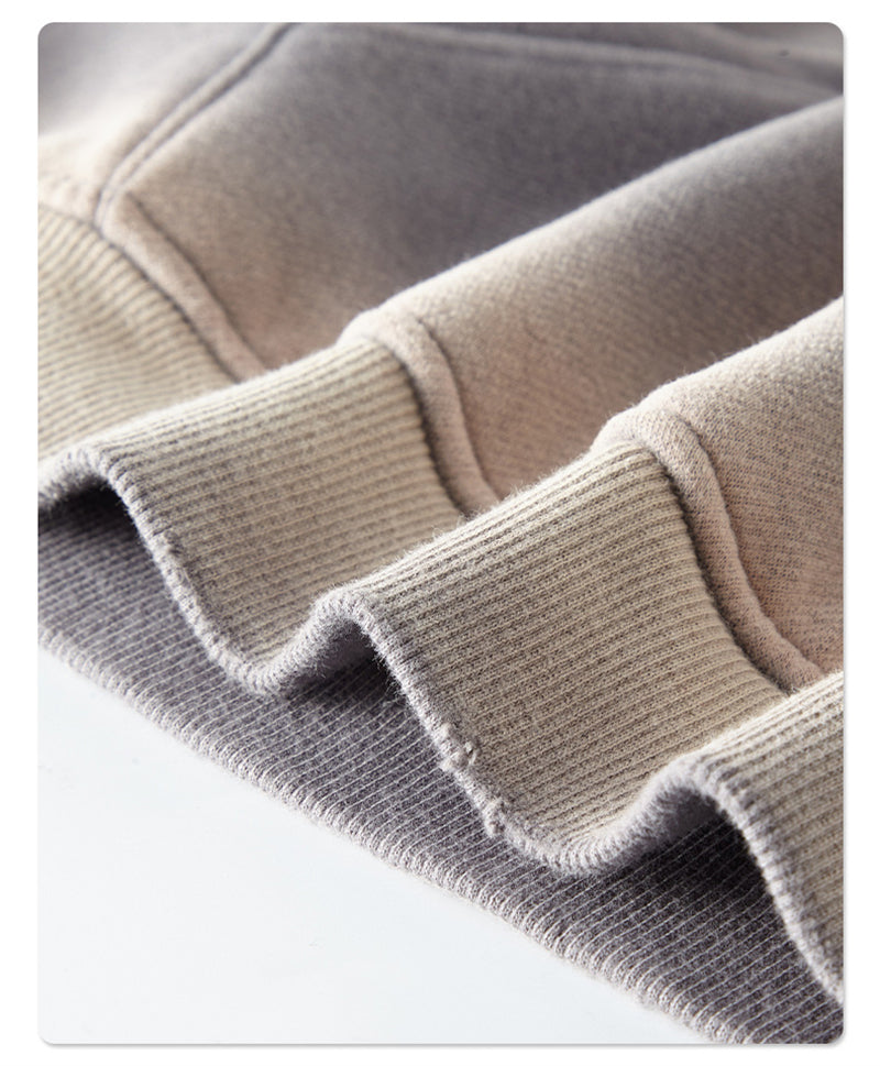 ZODF Loose 360gsm Ripped Warm Fleece Pullover