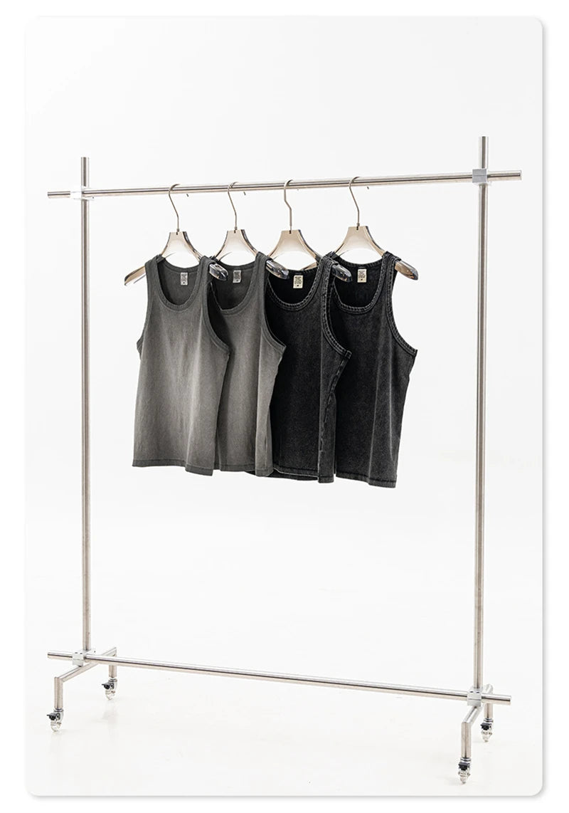 HY0980 Washed Tank Tops