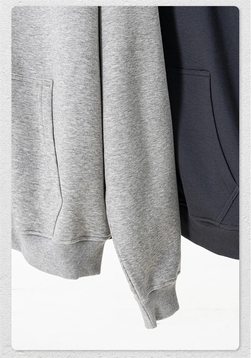 340gsm Zipper Fleece Hoodies