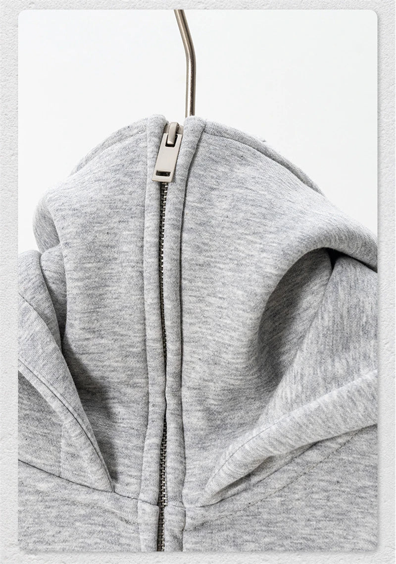 340gsm Zipper Fleece Hoodies