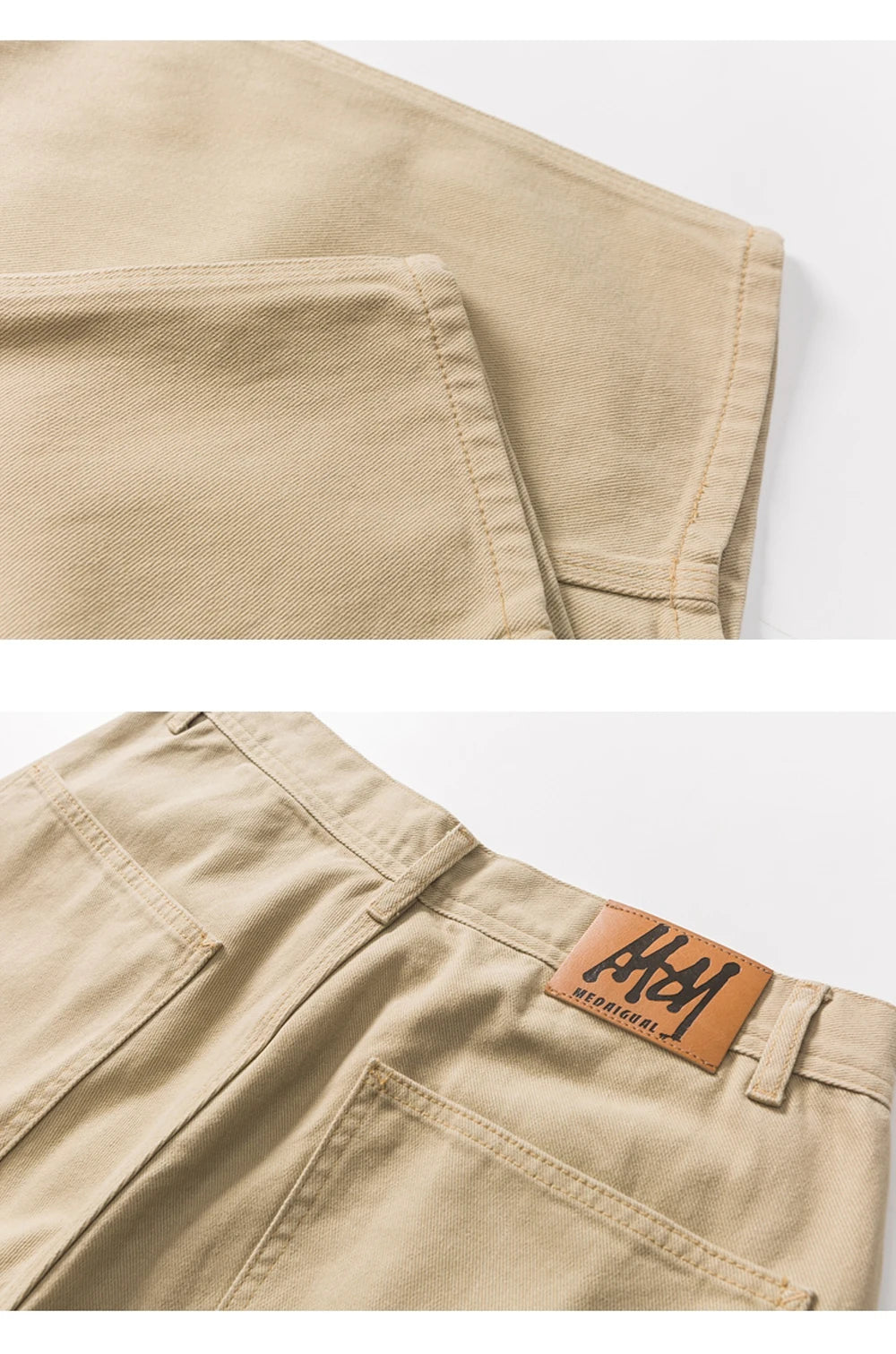 Medaigual Old School Straight Solid Classic Cargo Pants