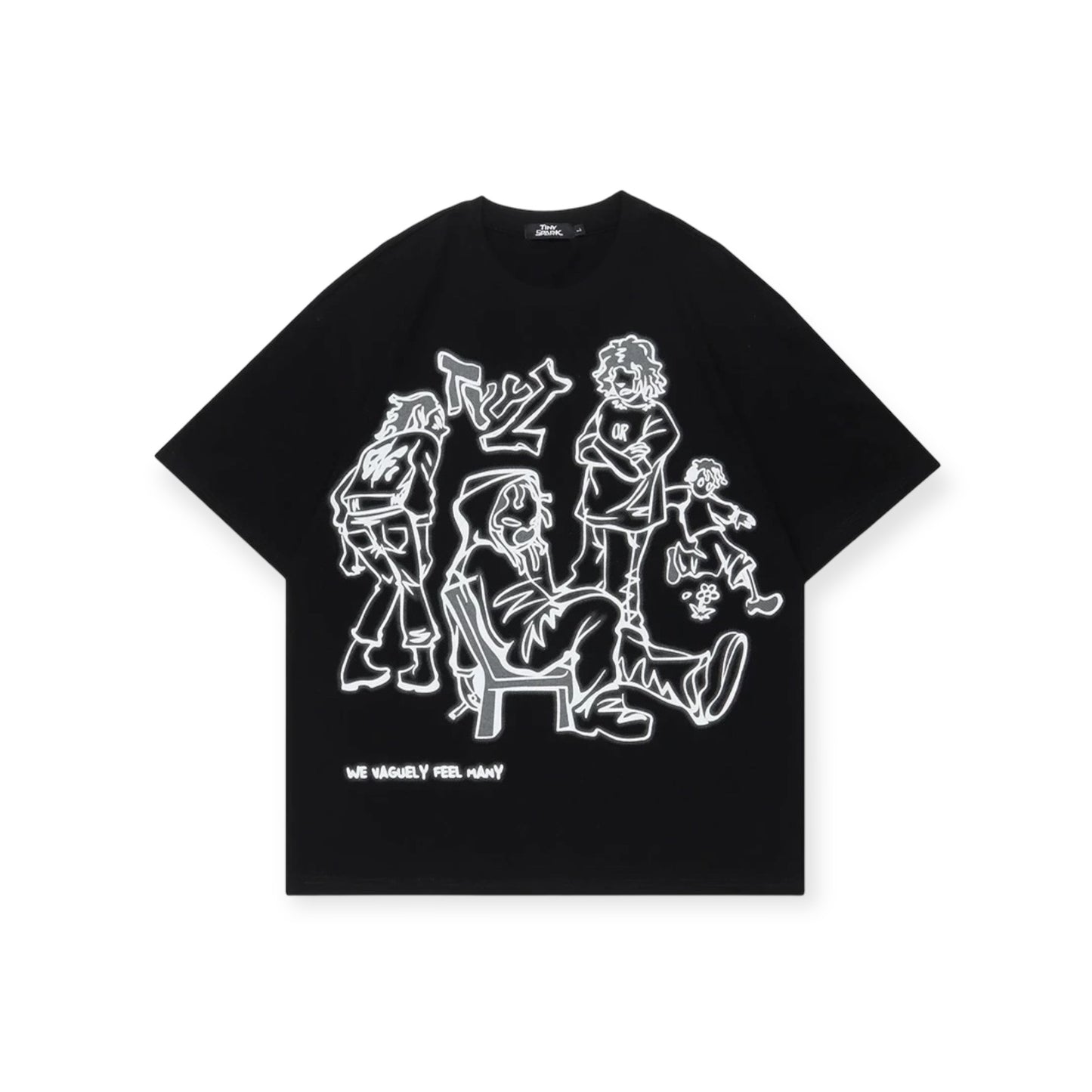 Tiny Spark Cartoon Graphic T Shirt