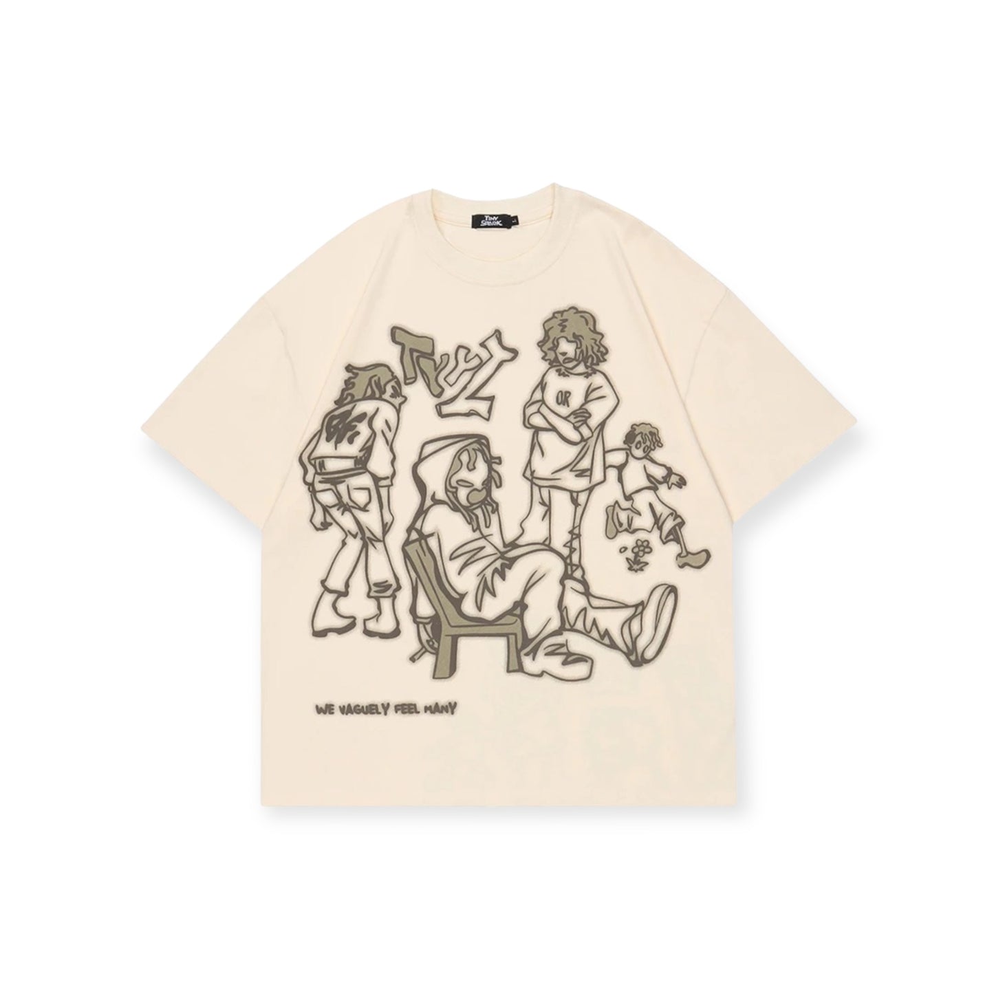 Tiny Spark Cartoon Graphic T Shirt