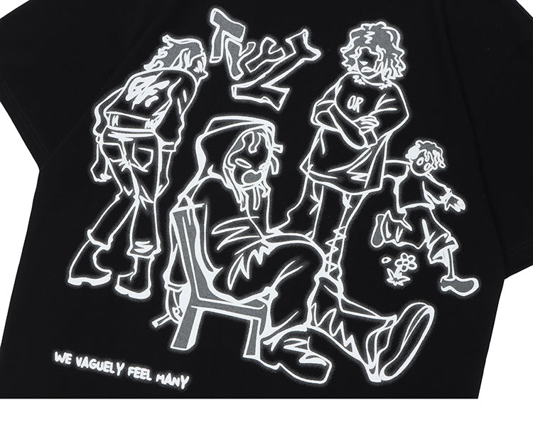 Tiny Spark Cartoon Graphic T Shirt