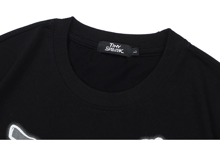 Tiny Spark Cartoon Graphic T Shirt