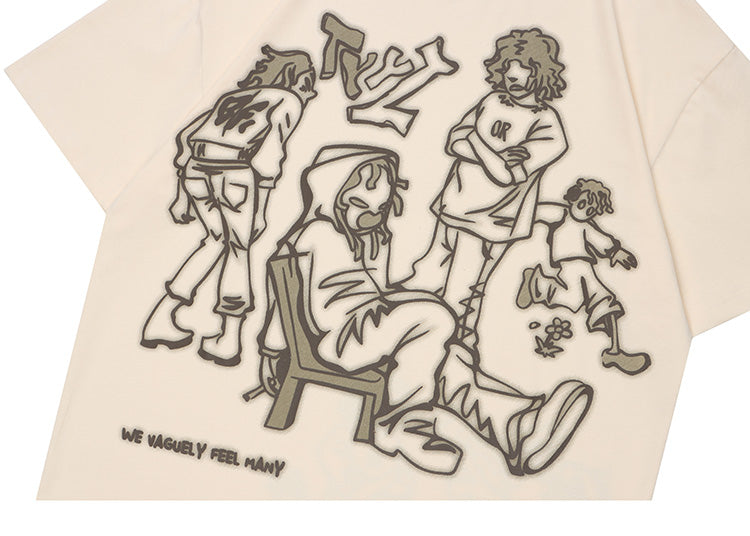 Tiny Spark Cartoon Graphic T Shirt
