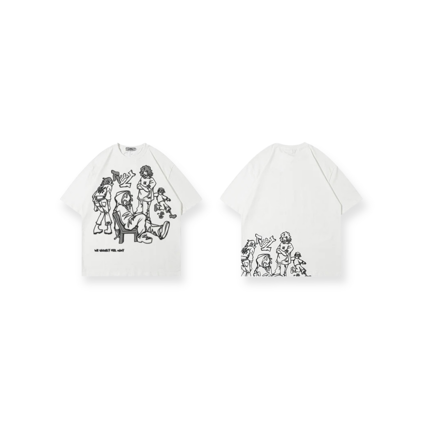 Tiny Spark Cartoon Graphic T Shirt