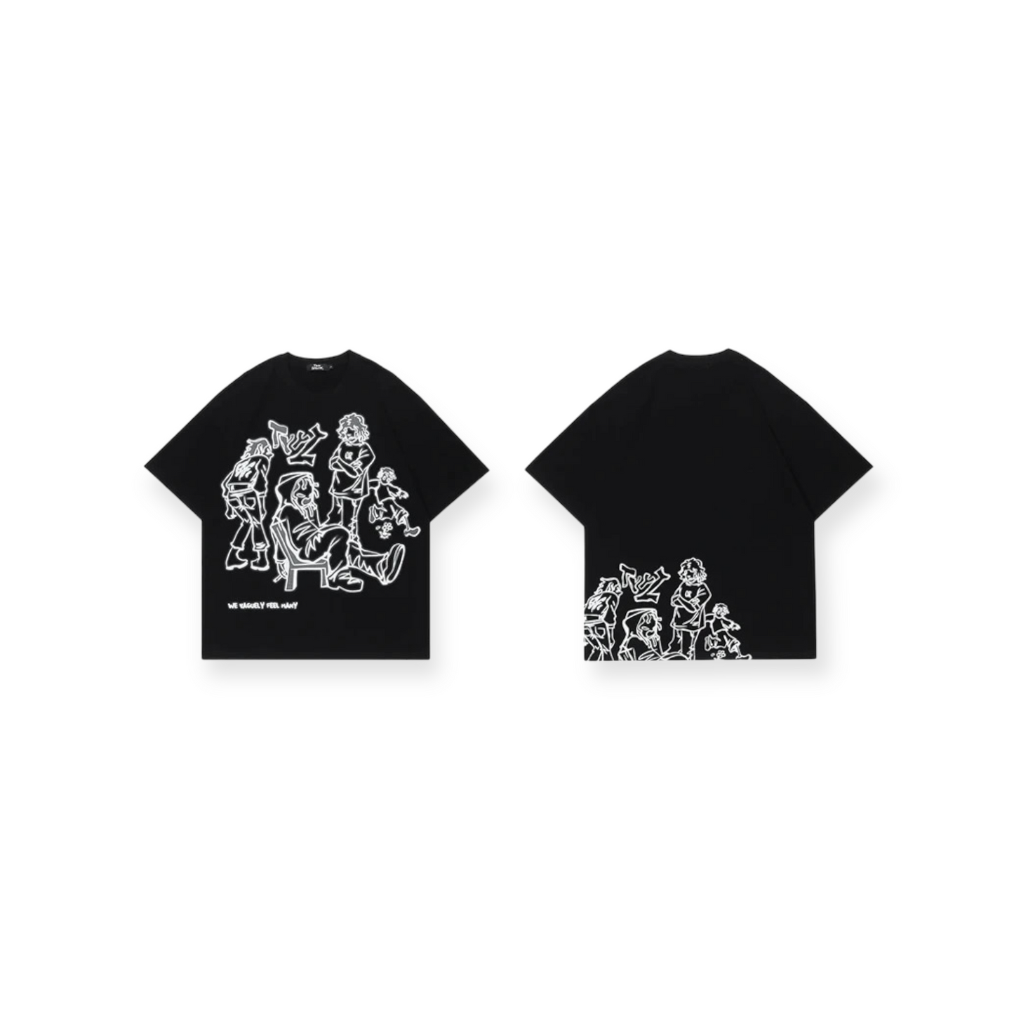 Tiny Spark Cartoon Graphic T Shirt