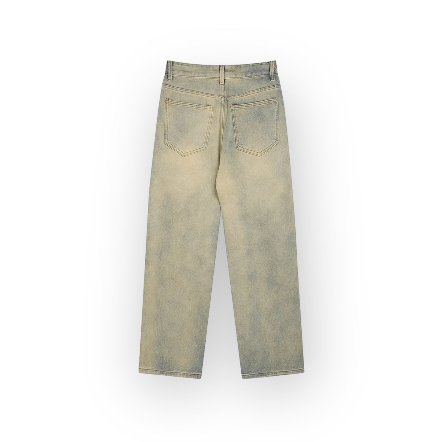 Aolamegs Vintage Washed Unisex Jeans