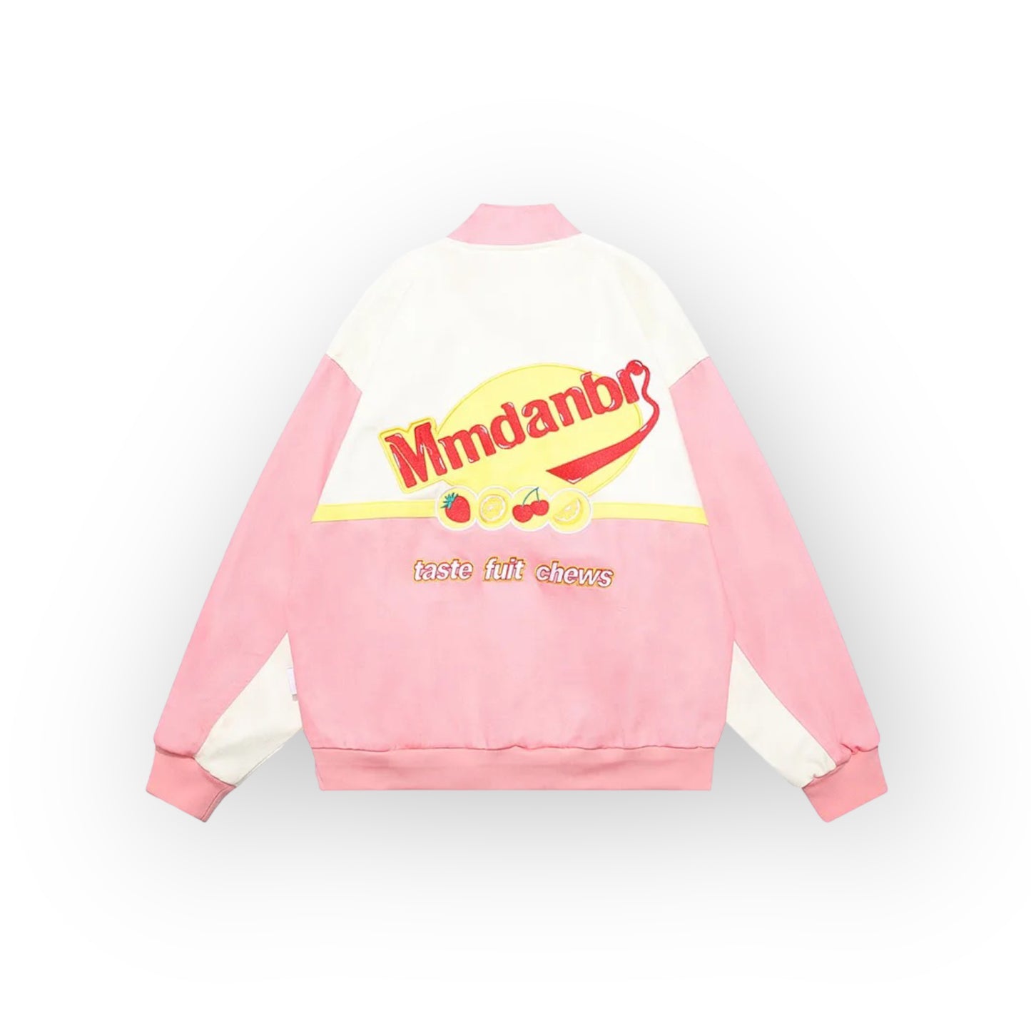 Aolamegs Patch Fruit Graphic Letter Printed Jackets