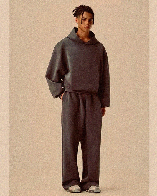 HY0038 350gsm Solid Fleece Hoodie & HY0037 350gsm Fleece Straight Pants