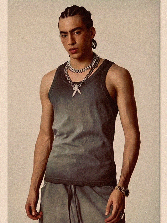 HY0980 Washed Tank Tops