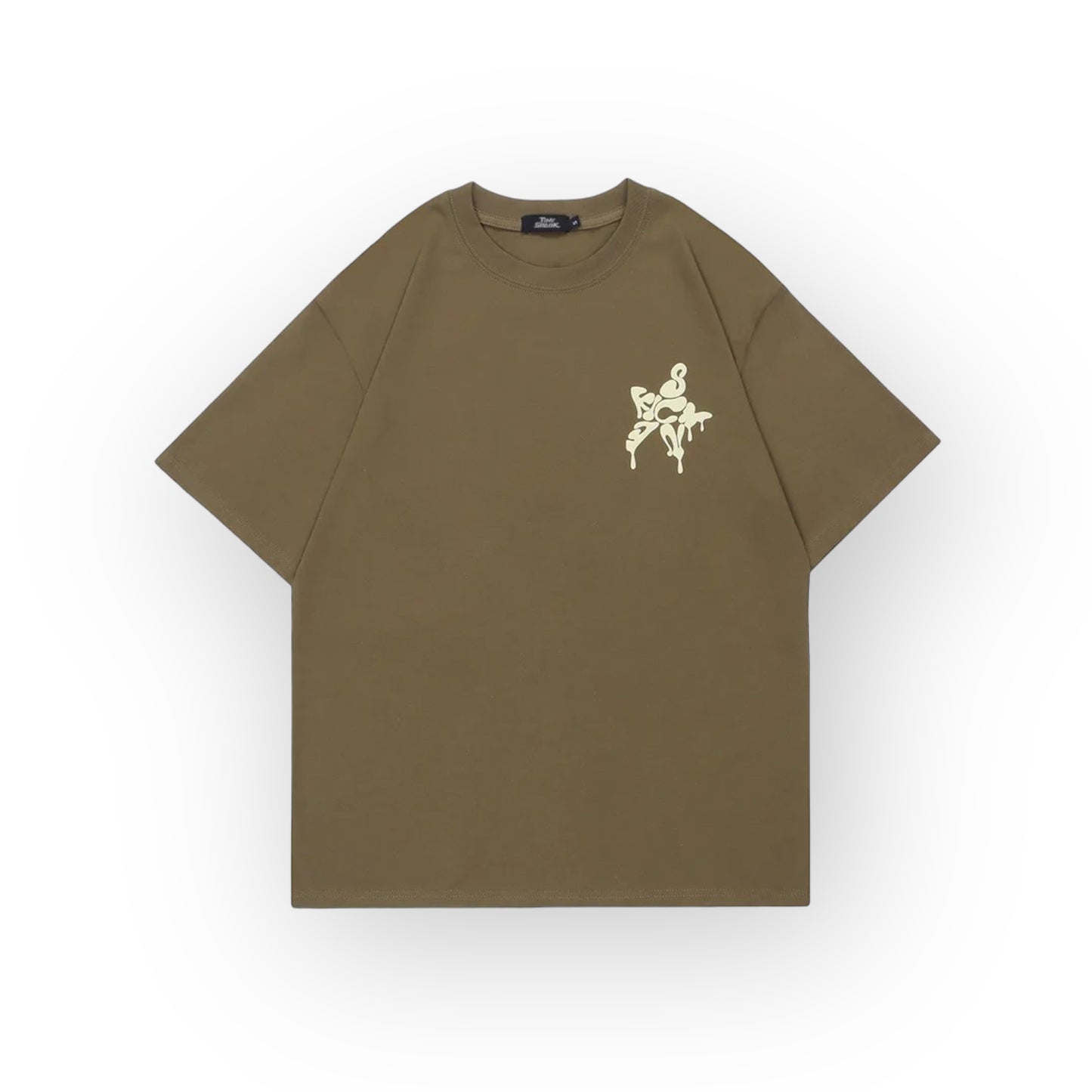 Tiny Spark Melting Letter Star Graphic T-Shirt