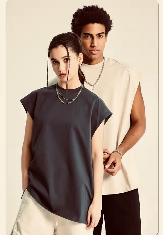 HY1051 Solid Cotton Tank Tops