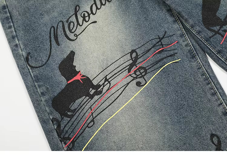 Melodious Vintage Denim Jeans