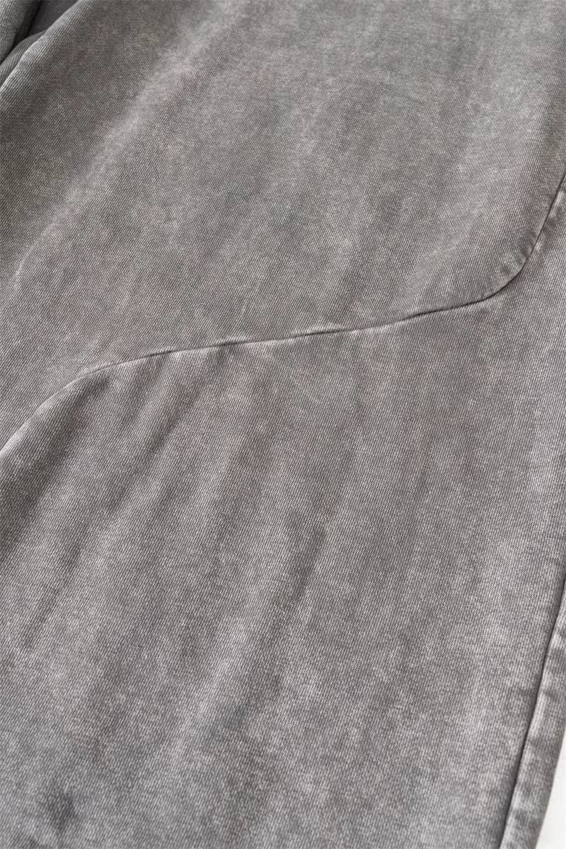 HY0830 330gsm Distressed Loose Trousers