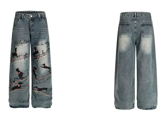 Melodious Vintage Denim Jeans