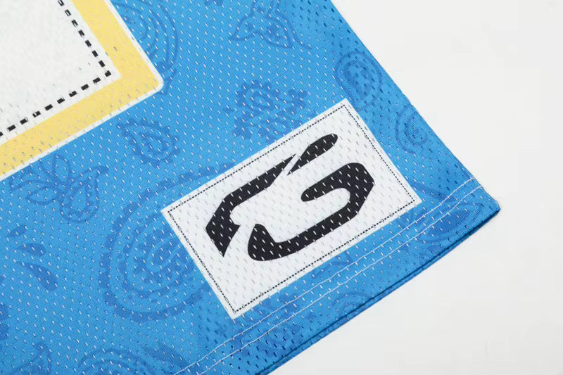 Graphic Printed Patchwork Sport Breathable Tshirt