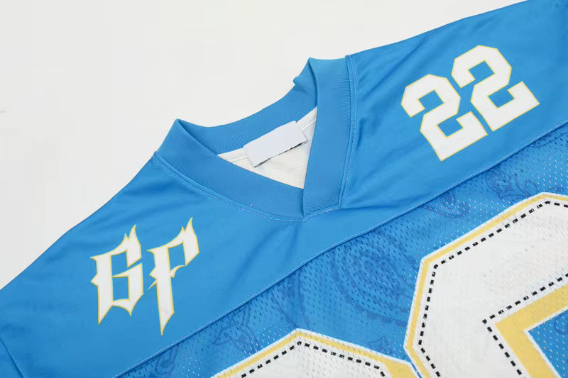 Graphic Printed Patchwork Sport Breathable Tshirt