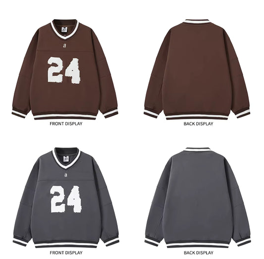 Number 24 Embroid Sport Sweatshirt