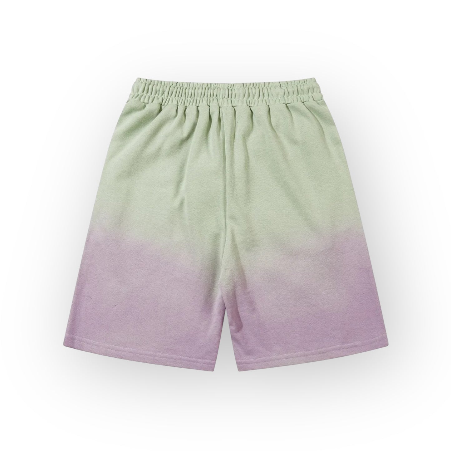 Aolamegs Spray Painting Letter Print Shorts
