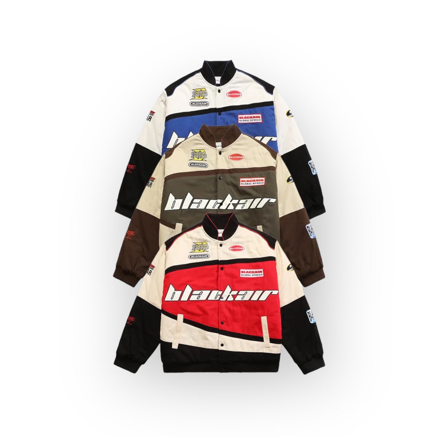BLACKAIR Color Block Motorcycle Jacket