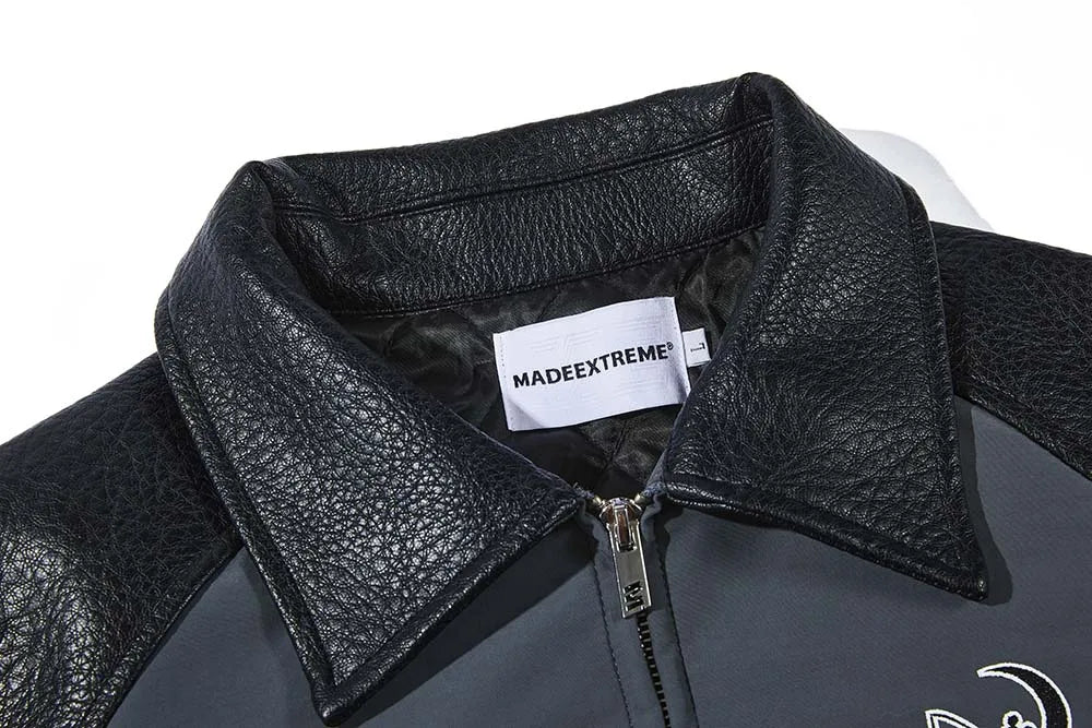MADE EXTREME Leather PU Leather Thick Jacket