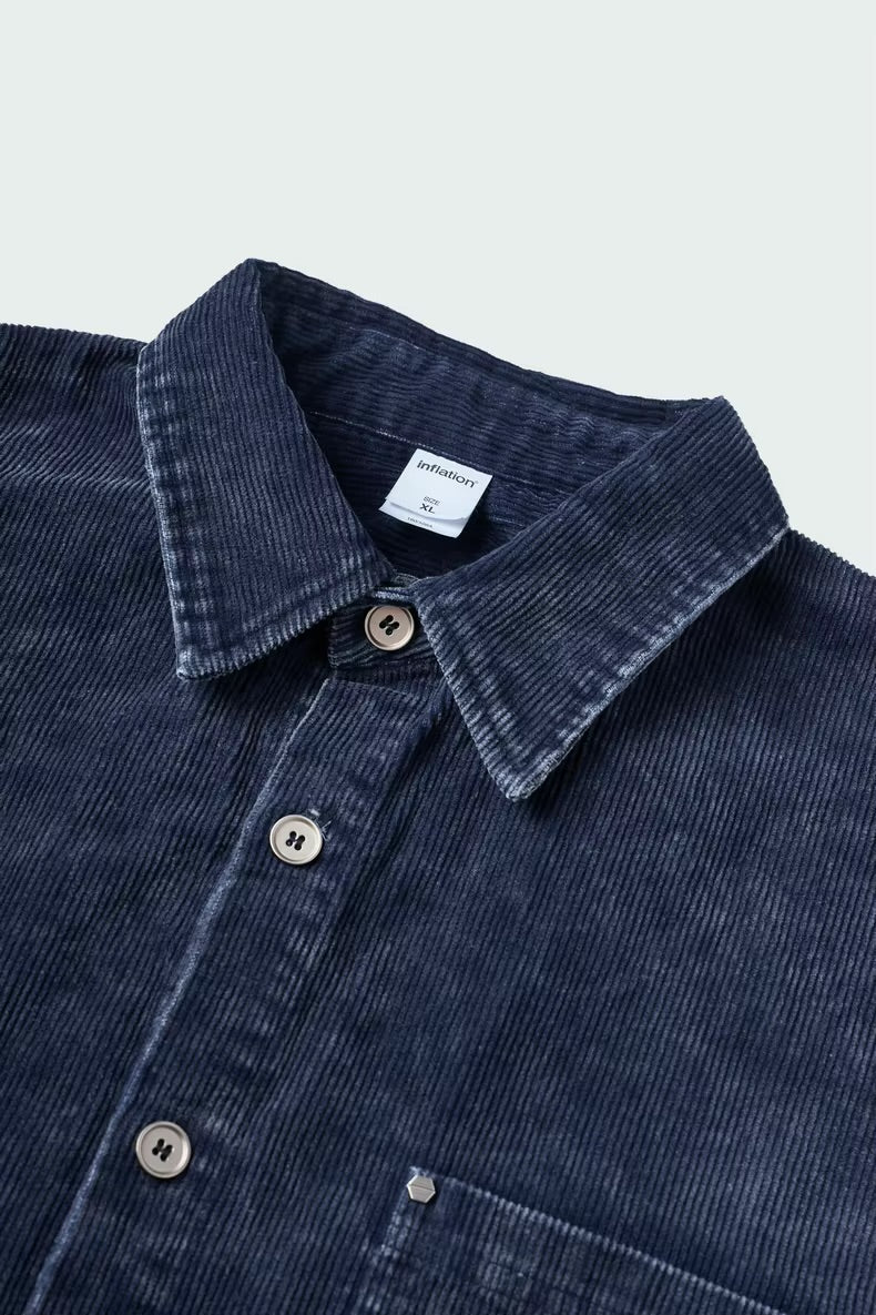 INFLATION Washed Faded Corduroy Shirts