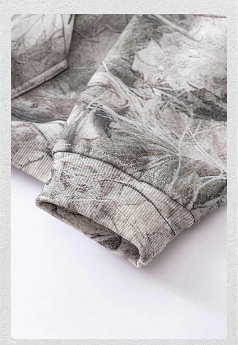 340gsm Desert Branches Printing Camouflage Hoodie