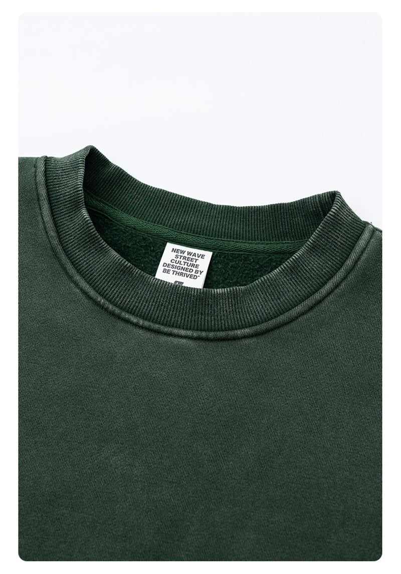 HY1089 Washed Fleece Hoodie