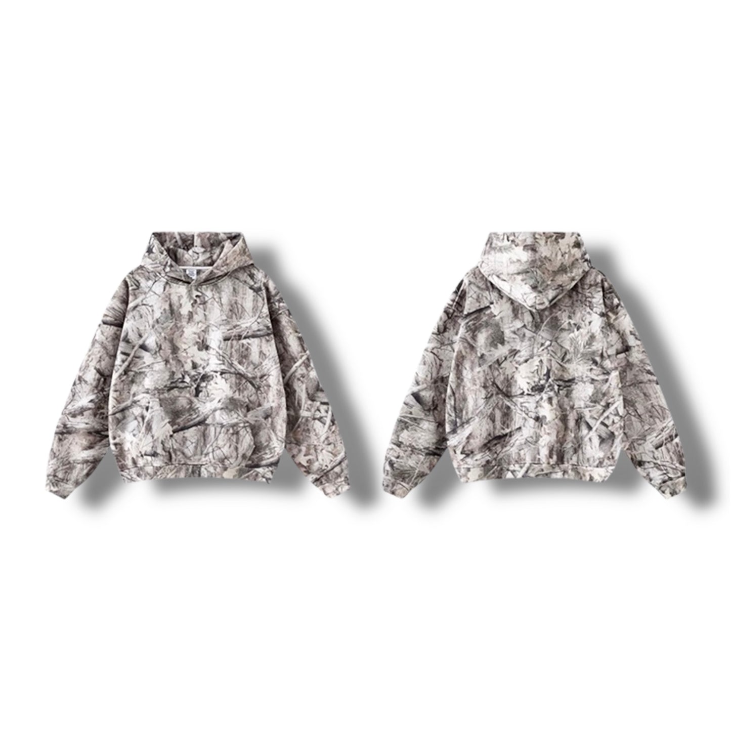 340gsm Desert Branches Printing Camouflage Hoodie