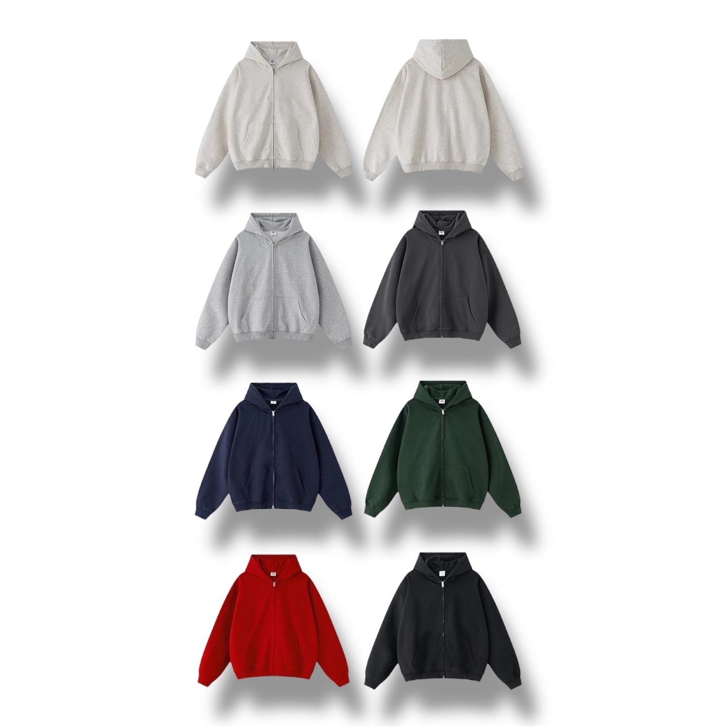 HY1102 Zipper Hoodies